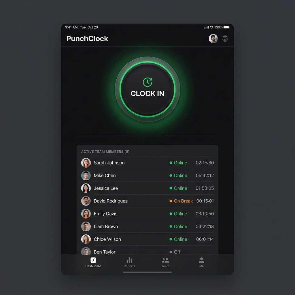 Punch Charlie Dashboard Preview
